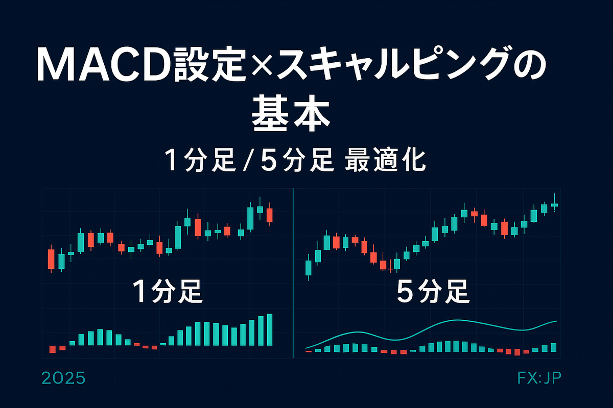2025年版】MACD設定×スキャルピングの基本──1分足と5分足の最適化 - FX スキャルピング手法のマスターへ：1年未満のトレーダーの挑戦と成功への道