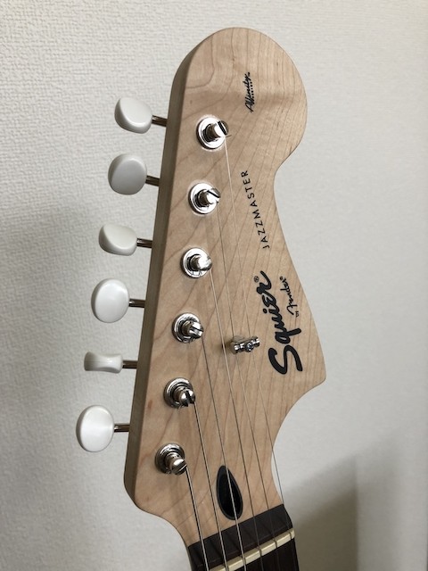 Squier Jagmaster ボリュームノブ増設　GOTOH マグナムロック Squier Jagmaster ボリュームノブ増設 GOTOH マグナムロック