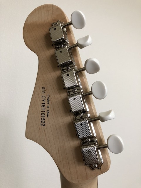 Squier Jagmaster ボリュームノブ増設　GOTOH マグナムロック Squier Jagmaster ボリュームノブ増設 GOTOH マグナムロック