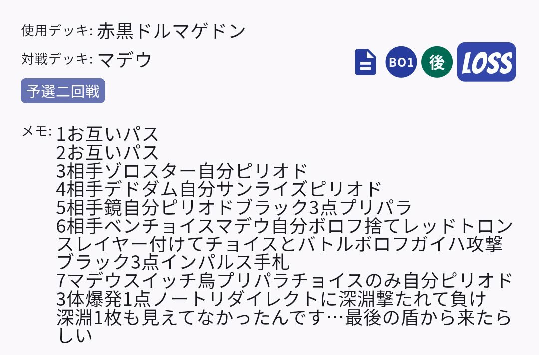 GP2024 2ndの記録 - 虫の巣 GP2024 2ndの記録 - 虫の巣