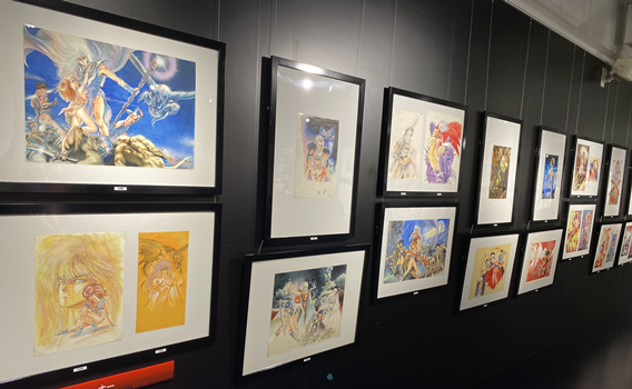 アニメムック　付属品付)BASTARD!! EXHIBITION!! 額入り複製原画【B】 20220710205224.png