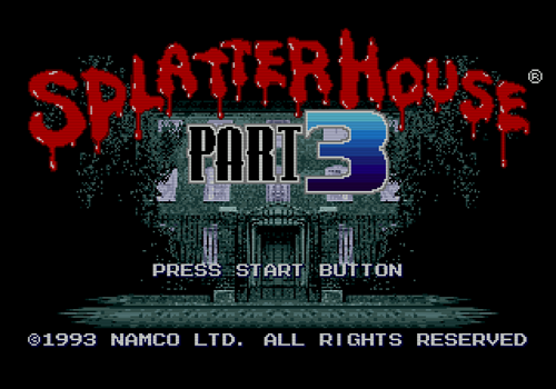 スプラッターハウスPART3 スプラッターハウス PART3 : Splatter House 3. メガドライブ