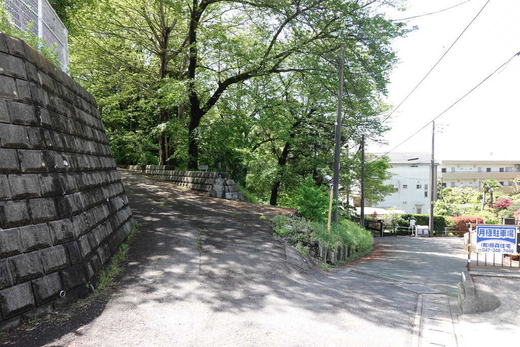 上矢切神明神社分岐