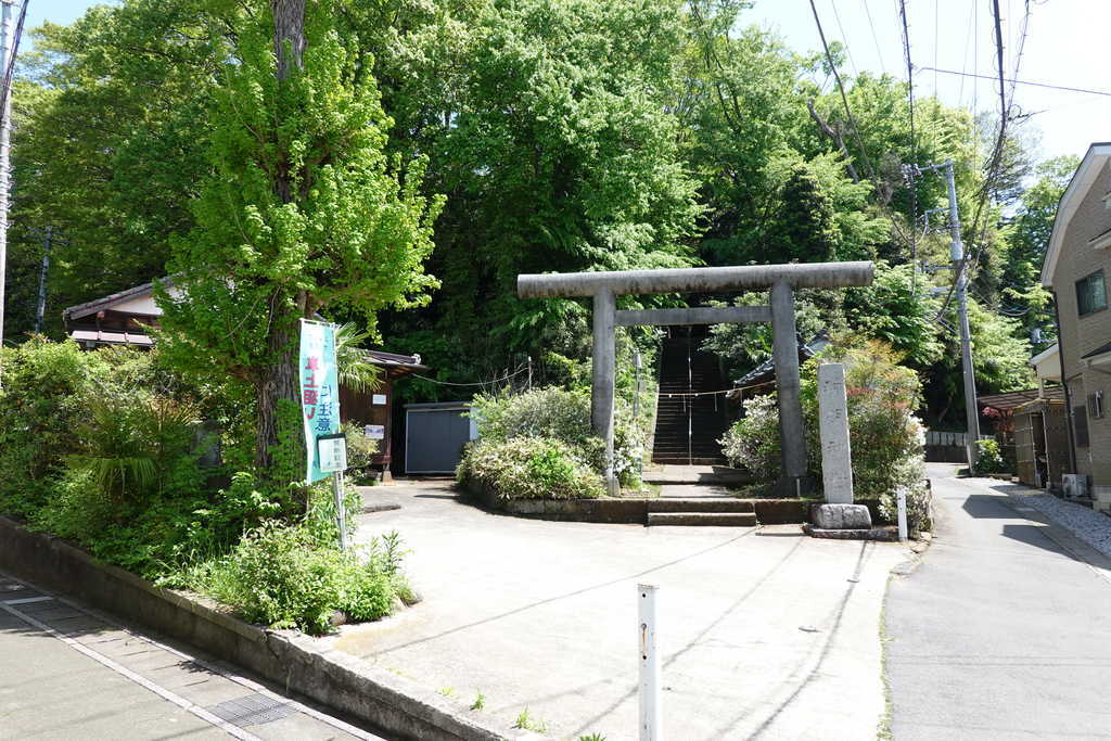 上矢切神明神社鳥居