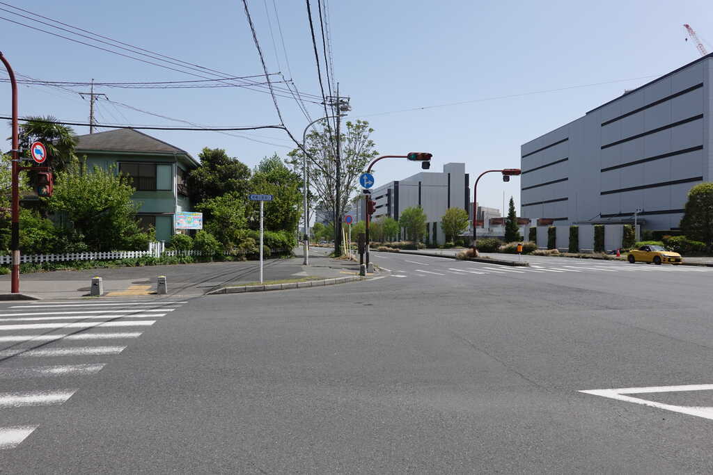 千葉県道189号牧の木戸の交差点