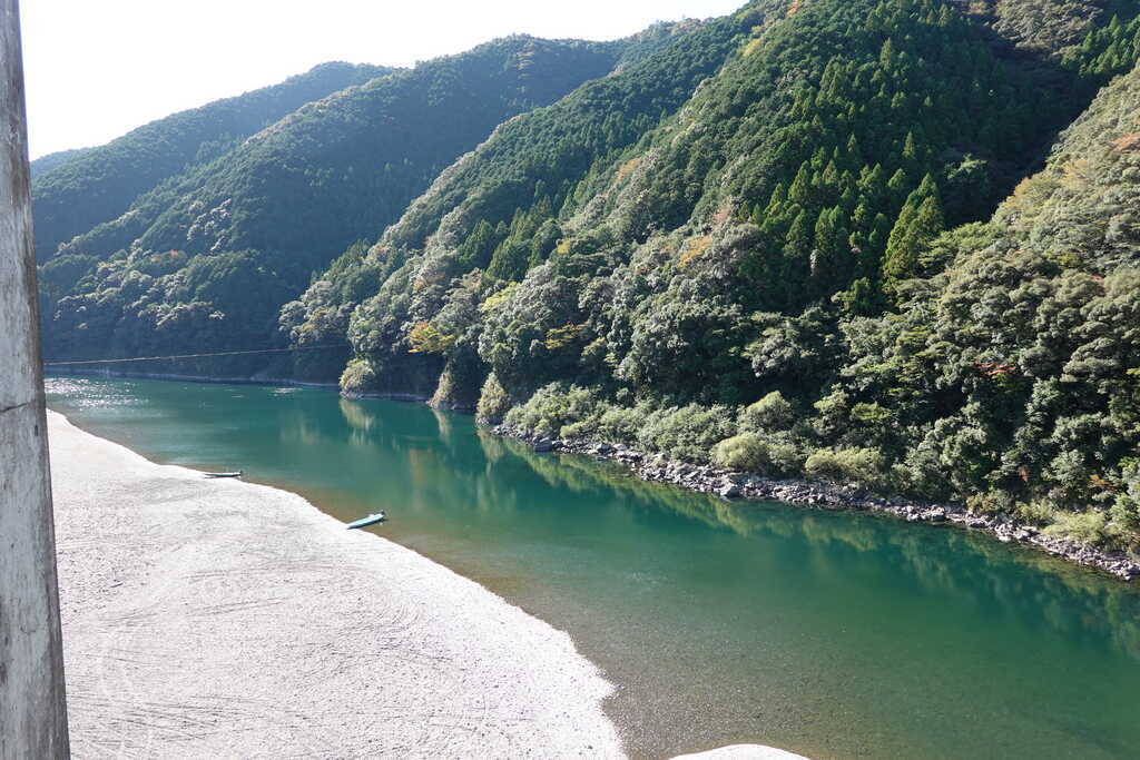 四万十川茅生大橋から下流側