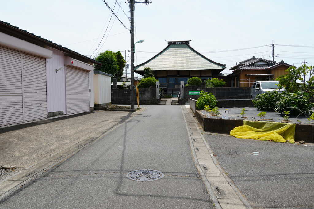上口善照寺東から