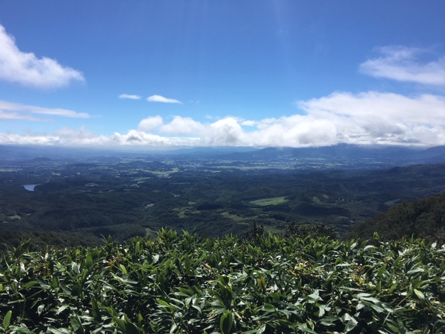 七時雨山　山頂景色