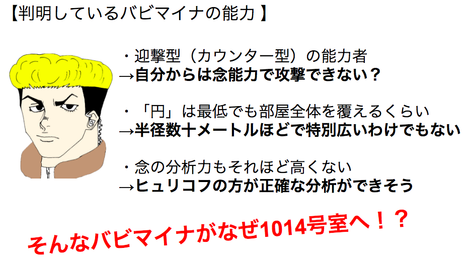 ハンターハンター ヒュリコフが1014号室に派遣された理由は何か 図説つき 私の名前はジロギン