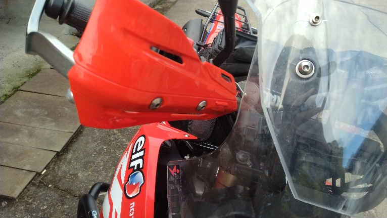 CRF250ラリーにスクードプロテクター付けてみた - がばがばbikeとか