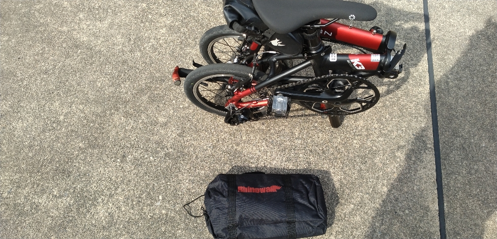 ダホンk3の輪行袋とタイヤコーカーン - がばがばbikeとかブログ