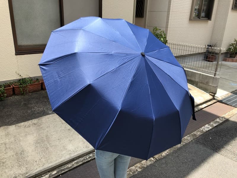 メンズ晴雨兼用自動開閉折りたたみ傘のイメージ05