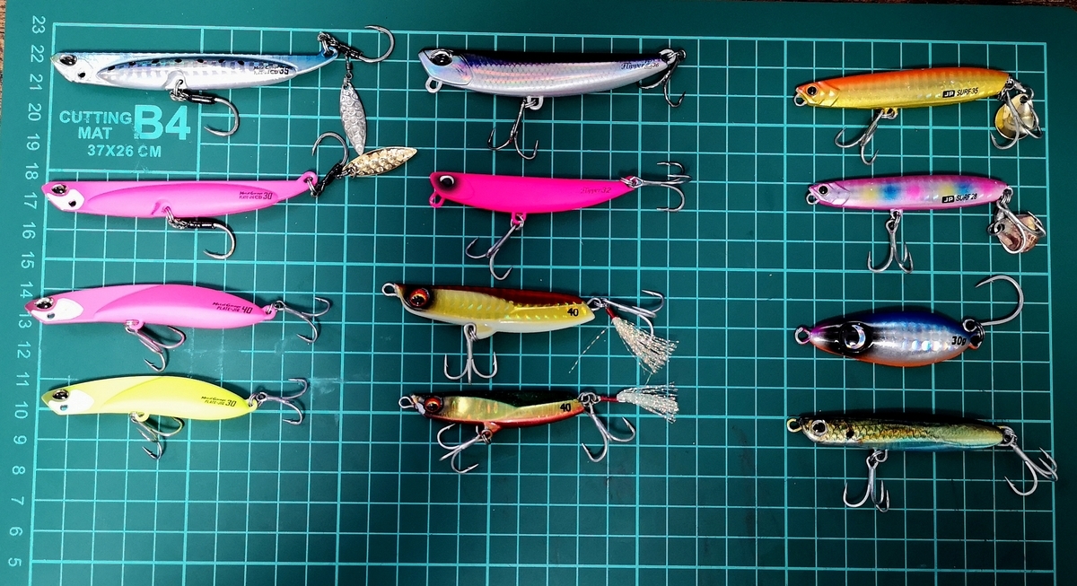 メタルジグ 21個 多色 メタルジグ 21個 多色 オルルド釣具】メタルジグ Cライト 4色