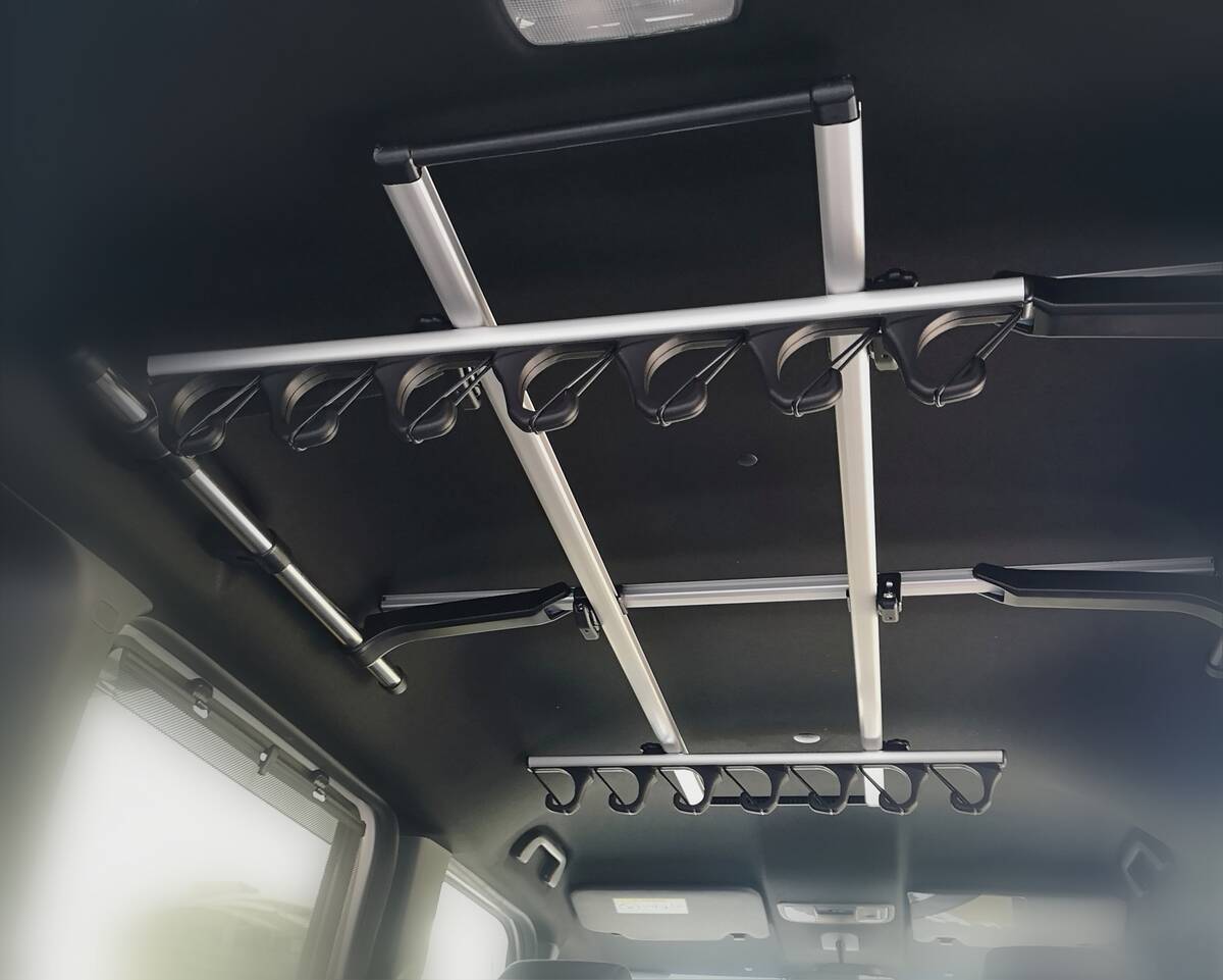 ホンダ N-BOX 使用 室内ロッドホルダー NO1