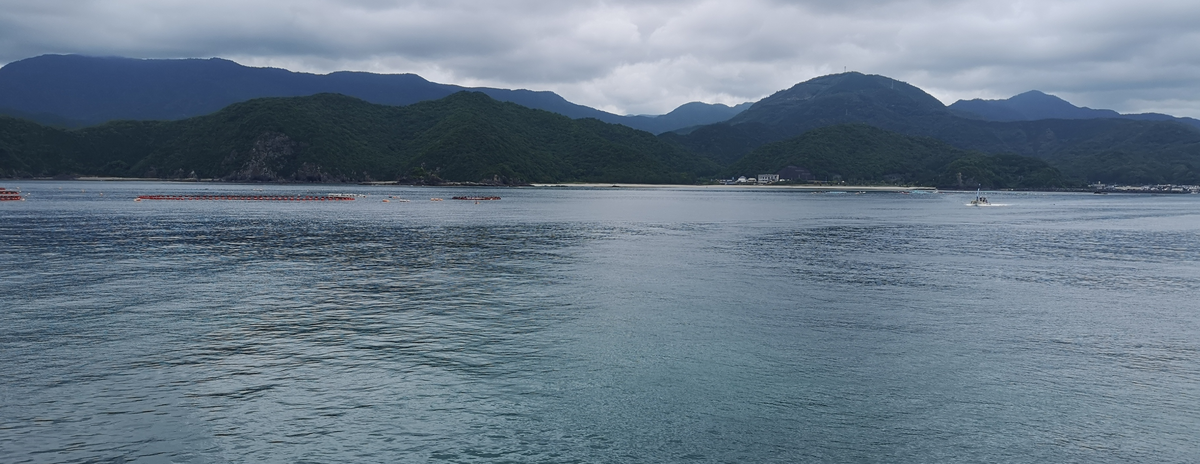 島野浦 堤防 海の様子