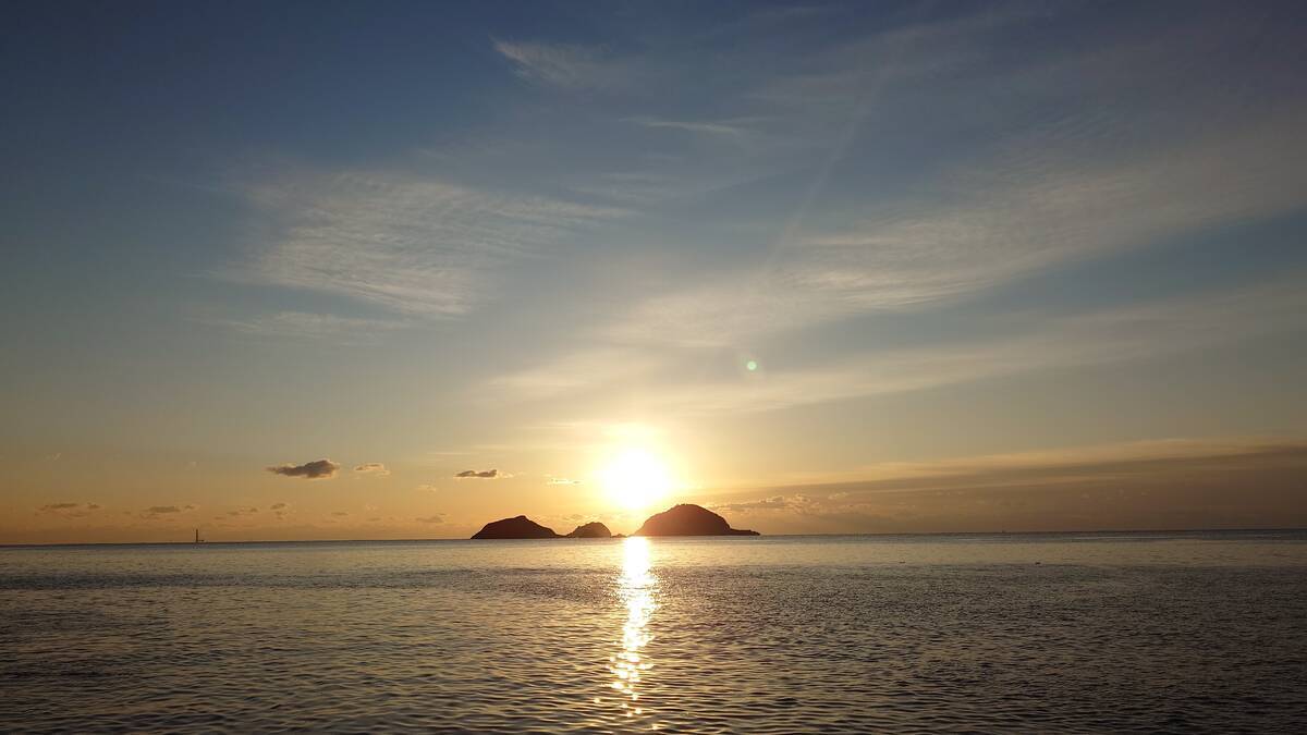 地磯より門川湾