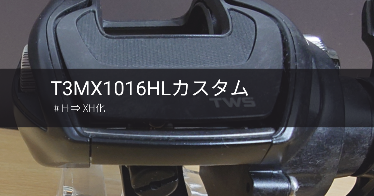 ダイワ T3 MX カスタムのご紹介 - gagarablog's