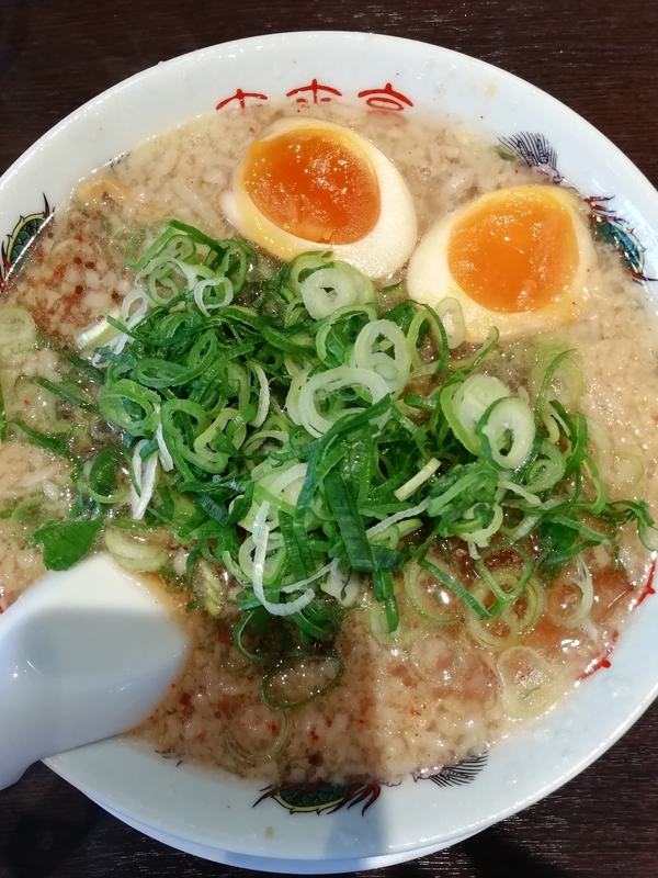 来来亭 鴻巣店の 味玉ラーメン が京都ラーメン美味い ガイコツブログ
