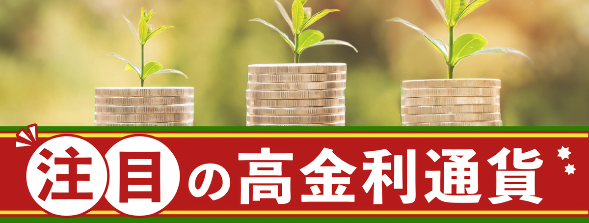 注目の高金利通貨