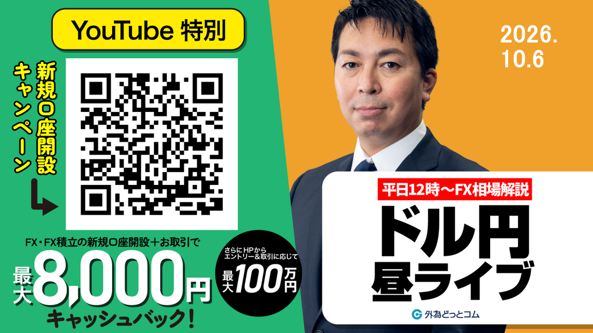 FX】10/6 ドル円158円台の攻防！植田総裁は追加利上げに言及する