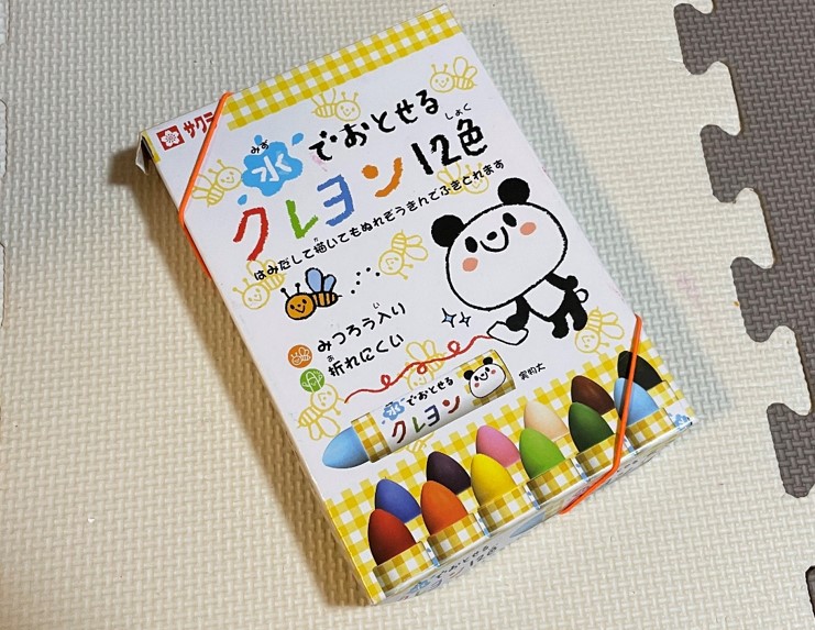 1 ２歳も安心 安全に遊べるクレヨン発見 折れずらい 水で落とせるおすすめクレヨンは ベビー ママのロジカルライフー妊娠 出産 子育てー