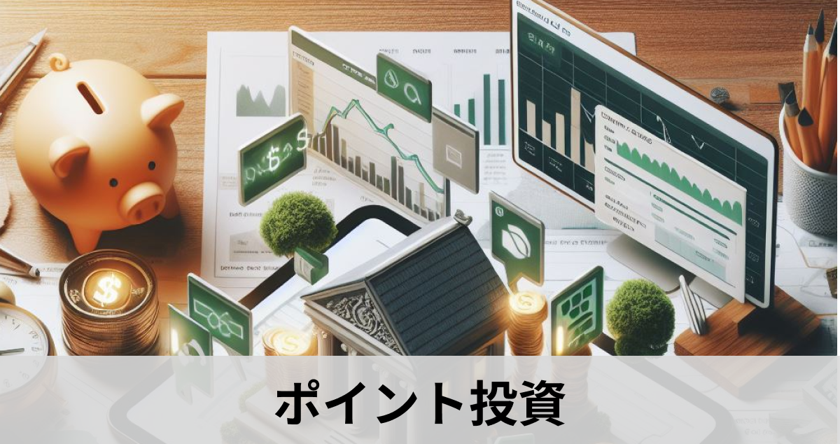 ポイント投資で証券を購入している図