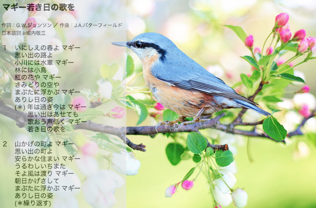 マギー若き日の歌を