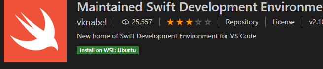 swift + vs code + wsl - よきにはからえ