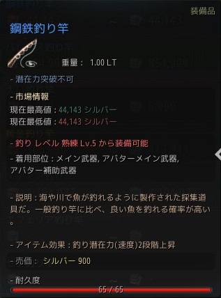 黒い砂漠 その14 釣りをはじめる Cerezoのゲームメモ