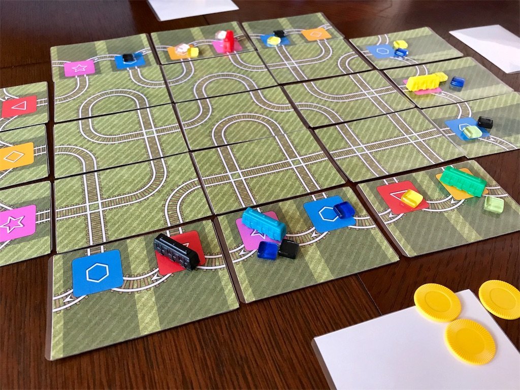 Good Little Trains Tkdk Pnp プリントアンドプレイのボードゲームのブログ