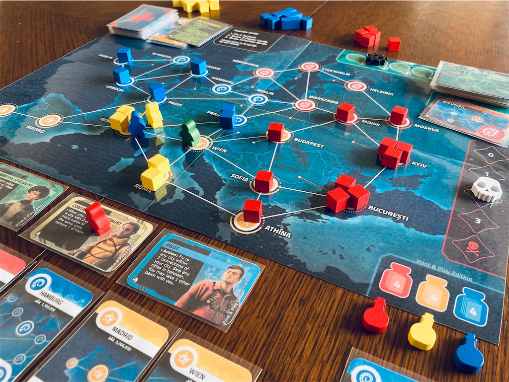 Pandemic: Hot Zone – Europe - TKDK PNP｜プリントアンドプレイの