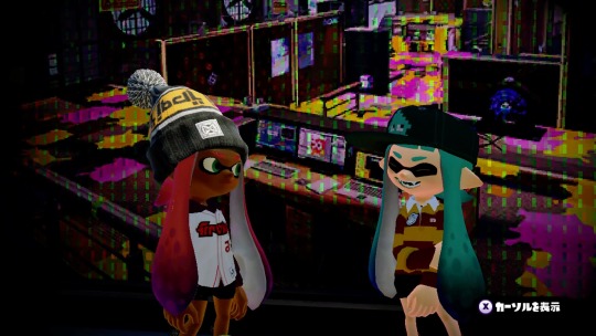 スプラトゥーンのスクリーンショット 広場のボーイとガール達 ゲームの記憶