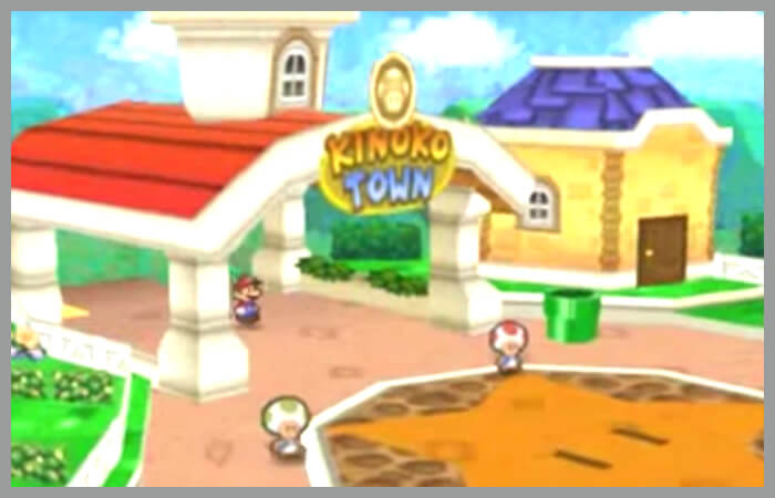 アクセス良好の町その２、マリオストーリーよりキノコタウン