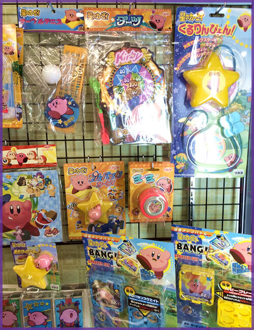 カービィのダーツやテーブルテニス、くるりんぴょん