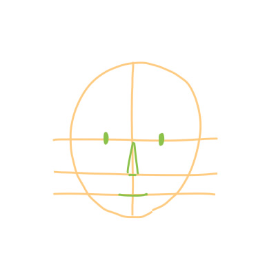 カンタンに絵が上達する、顔の描き方3（ピーチ姫）