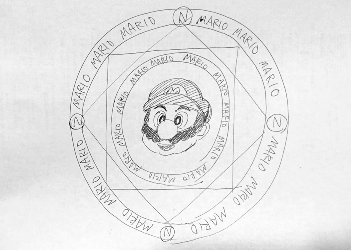 altの付け方の例題その3、マリオの魔法陣の絵