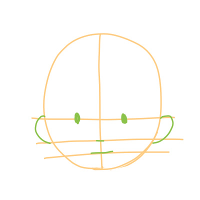 カンタンに絵が上達する、子どもの顔の描き方2（MOTHER2よりネス）