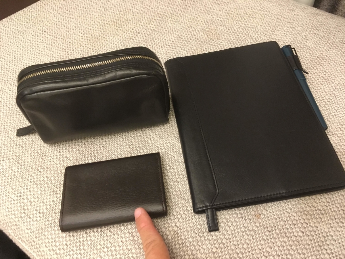 ビジネスレザーファクトリー 黒 本革 未使用品 中古・古着通販】business leather factory (ビジネス レザー