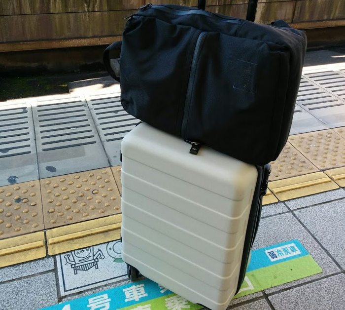 移動の多いときの仕事・旅行にオススメの無印のキャリー＋ノース