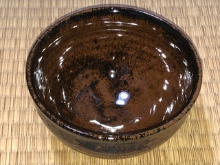 民芸系 丹波焼 鉄釉 茶碗 市野茂良 造 - お茶を身近に楽しむ