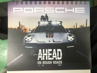 非売品 レア ポルシェ 万年カレンダー 2026年 ポルシェ オフィシャル