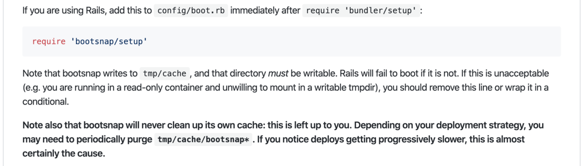 Bootsnap readme