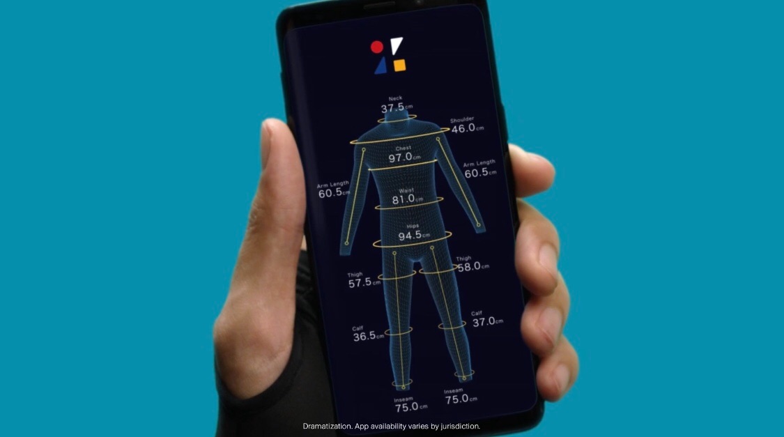 f:id:garage-kid:20180429131031j:plain ZOZOSUITで採寸されたカラダのデータはスマホで確認できるようだ。