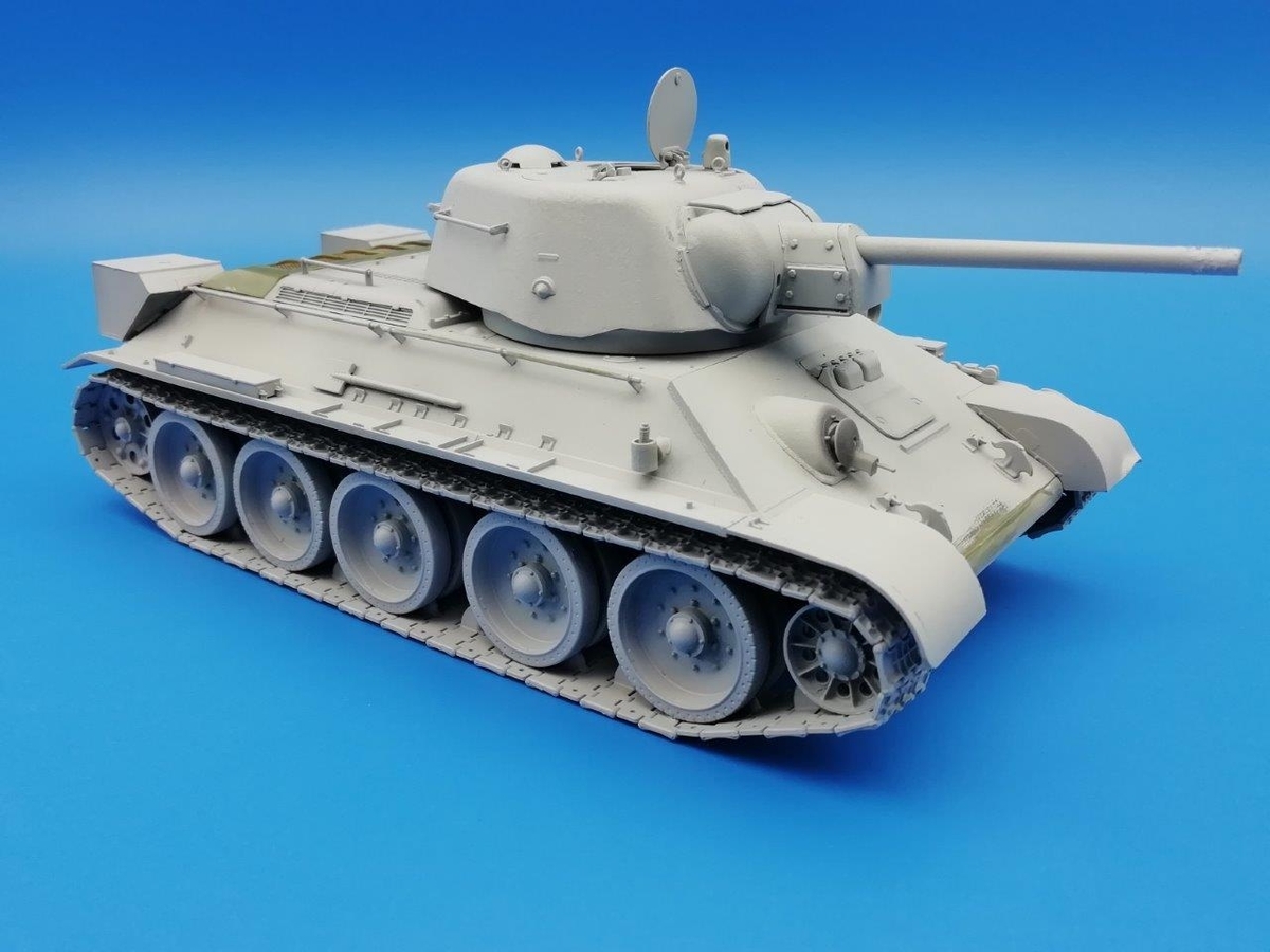 1/6 ソ連軍T34戦車 砲塔 ジオラマベース ズベズダ】1/35 T34/76 その4 - プラモDEブログ