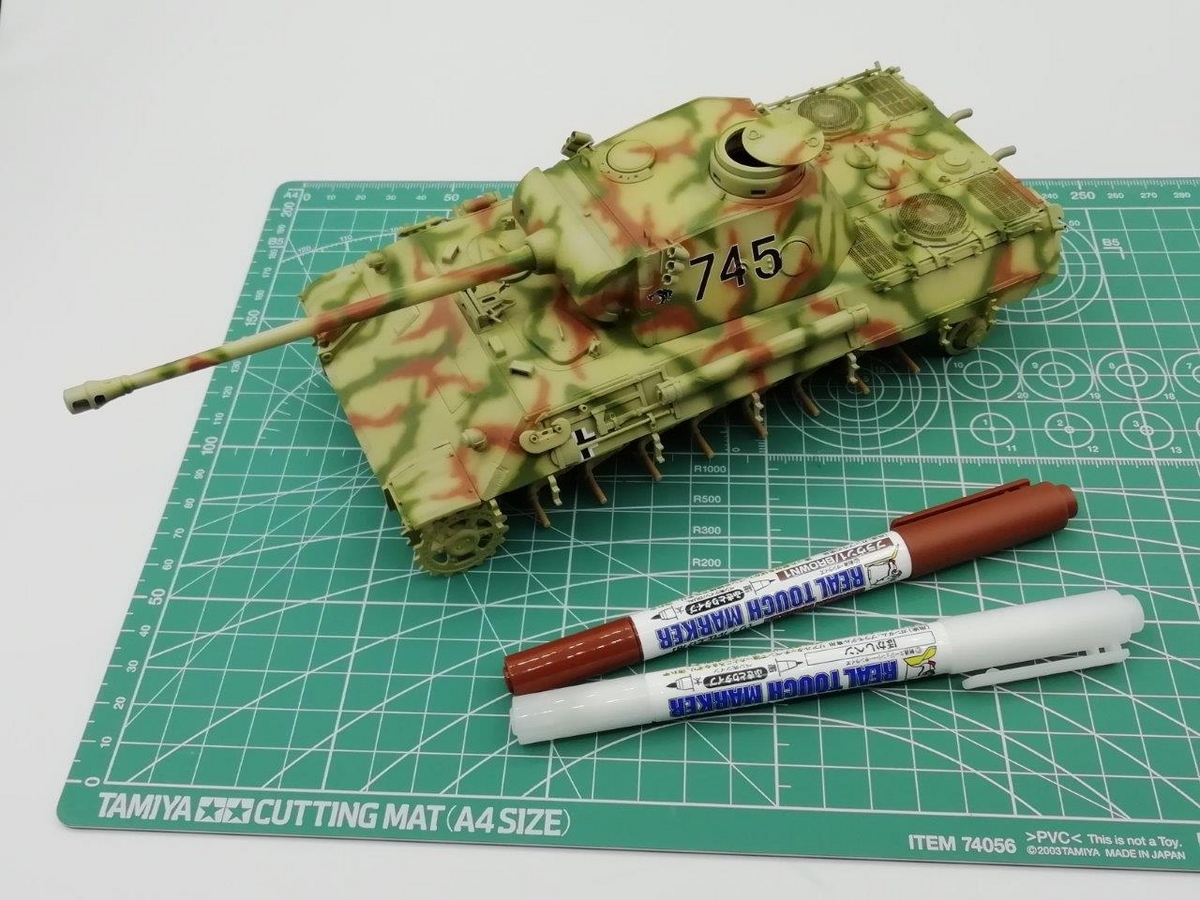 ドイツ戦車の3色迷彩塗装手法 - プラモDEブログ