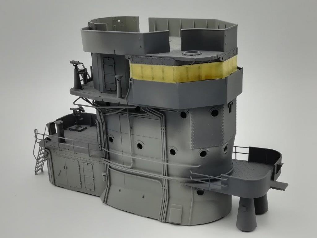 TAKOM タコム 1/72 赤城 艦橋 1941年 真珠湾攻撃 木製甲板シートセットのみ