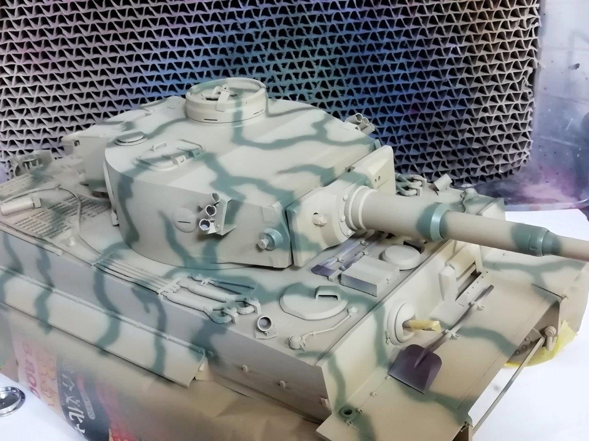 つくも　ウェザリングフロッガー タコム 1/16 ティーガー1 塗装とウェザリング - プラモDEブログ