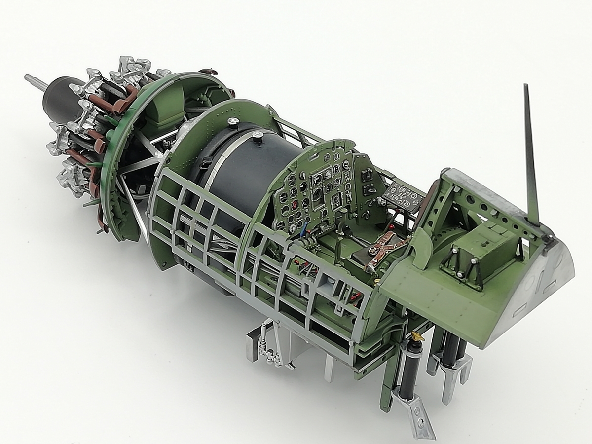 プラモデル制作で学ぶ雷電の構造 - プラモDEブログ