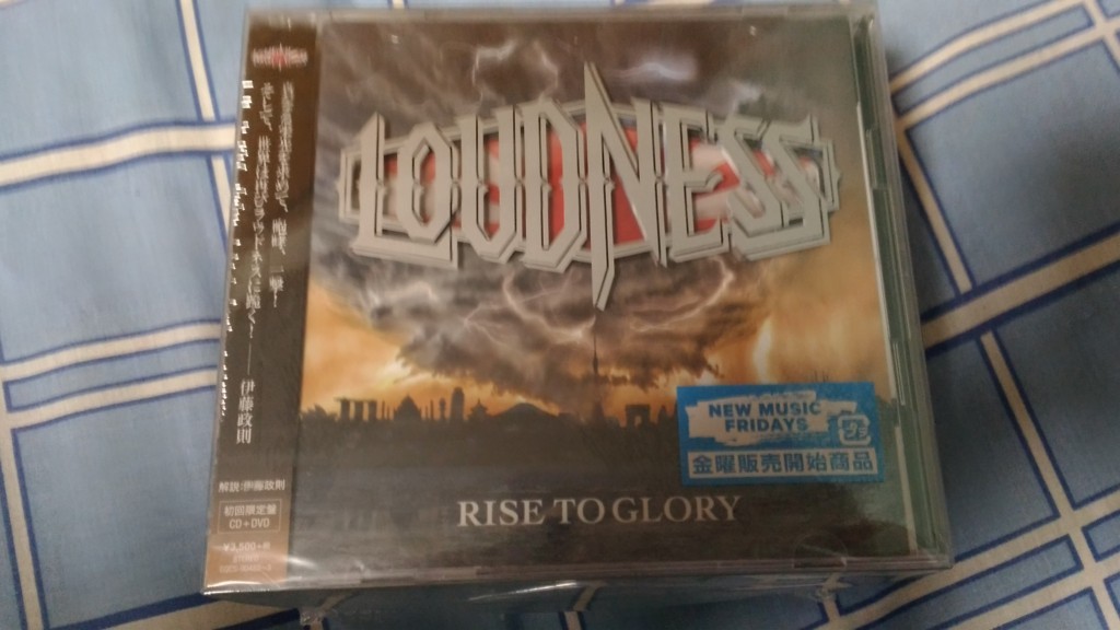 LOUDNESS【RISE TO GLORY -8118-】届きました！ - 80's METALの日々