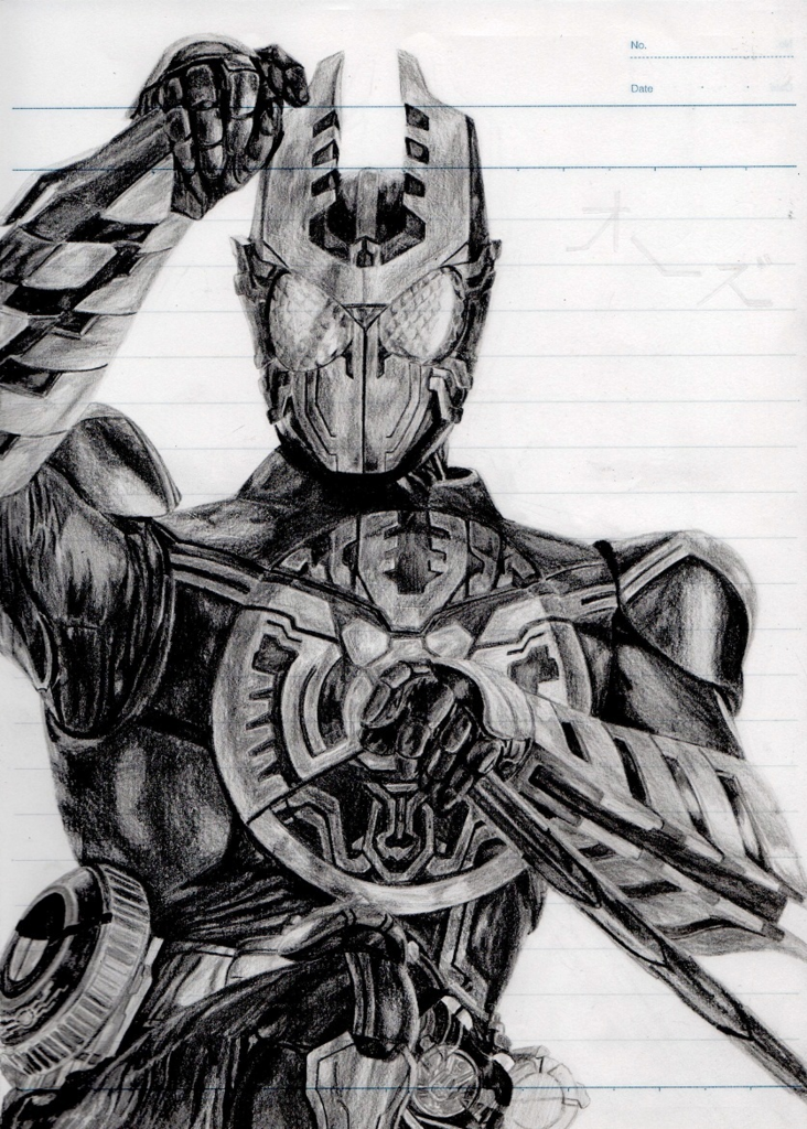 仮面ライダーオーズ で一時期の絵の変化を振り返る 絵描きはつらいよ
